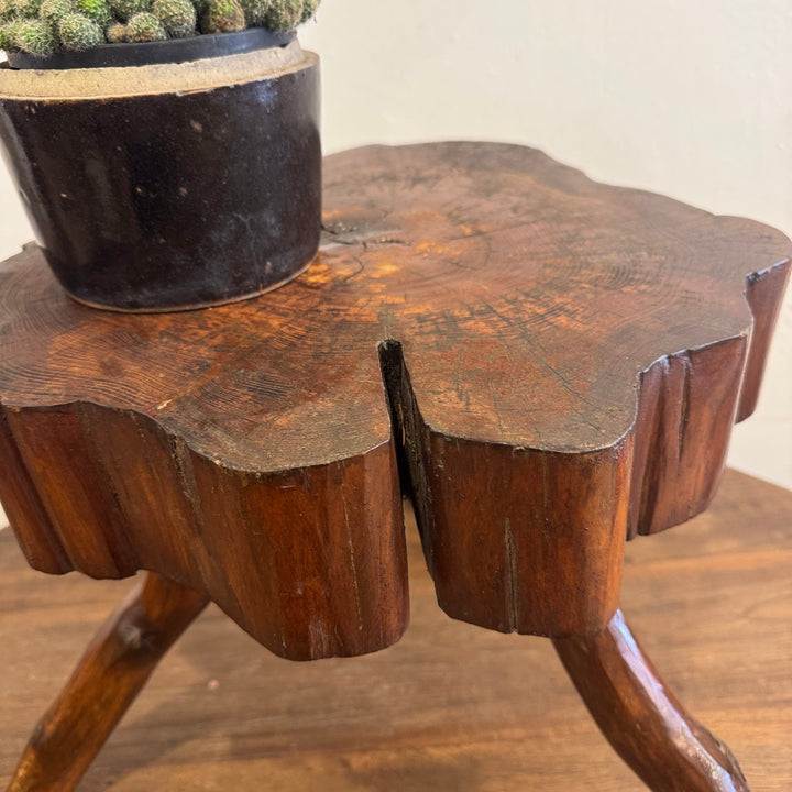 Brutalist Three Leg Stool