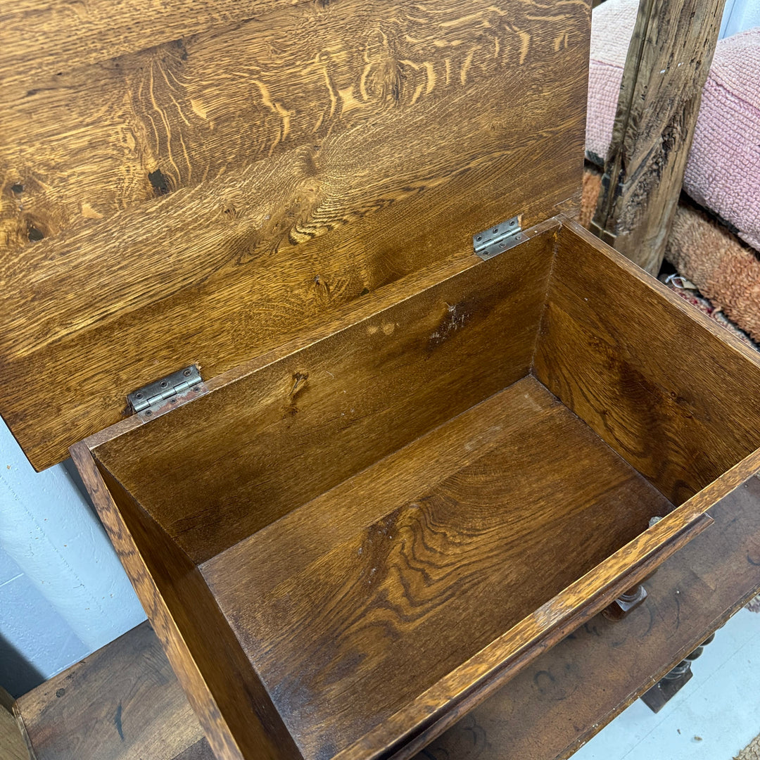 Water Tiger Furniture 19th Century French Oak Pétrin | Antique Dough Bin | Water Tiger