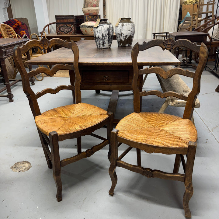 Water Tiger Furniture French Set of 6 Provincial Louis XV Style Chairs | 1930&