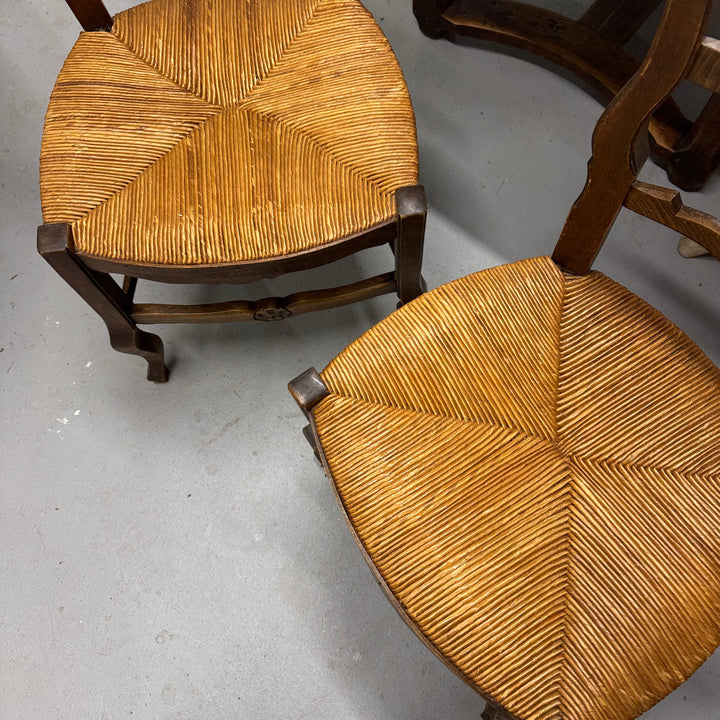 Water Tiger Furniture French Set of 6 Provincial Louis XV Style Chairs | 1930&