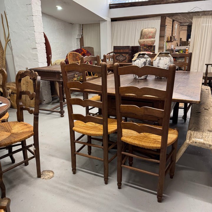 Water Tiger Furniture French Set of 6 Provincial Louis XV Style Chairs | 1930&