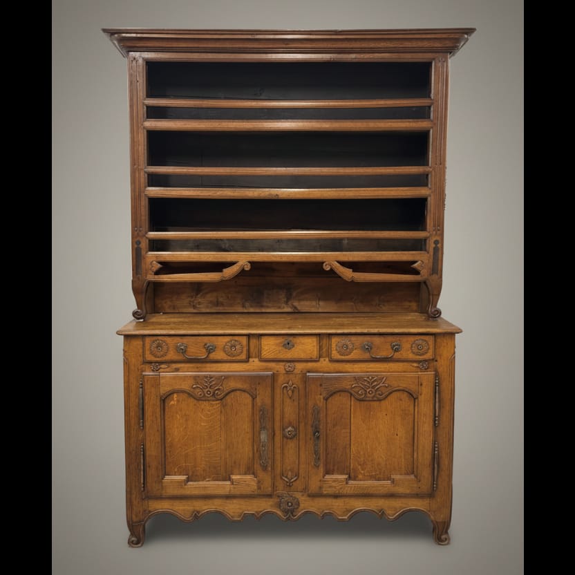 Water Tiger Furniture French Louis XV Style Walnut Buffet Or Vaisselier