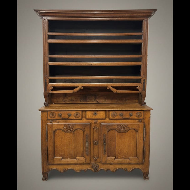 Water Tiger Furniture French Louis XV Style Walnut Buffet Or Vaisselier