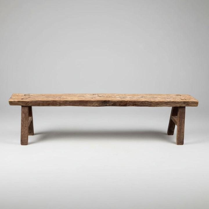 Water Tiger Decor Rustic Teak Wood Bench From Java