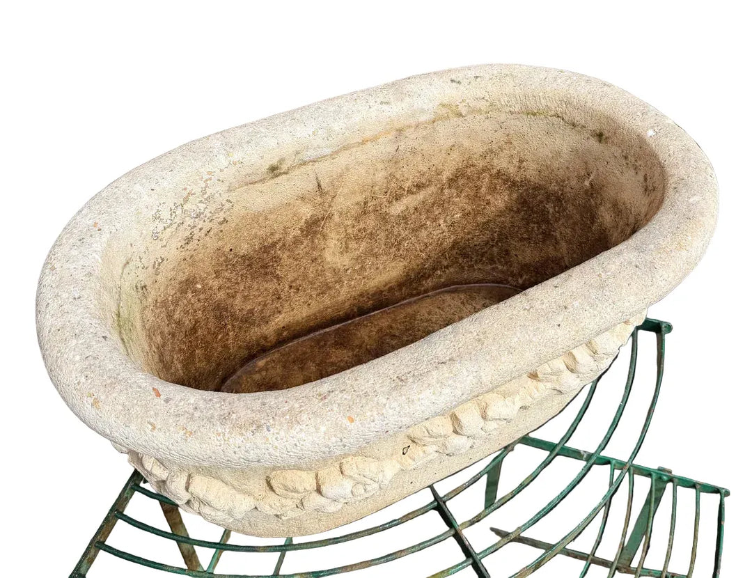 Water Tiger Furniture Antique French White Planters - Unique Pots | Water Tiger