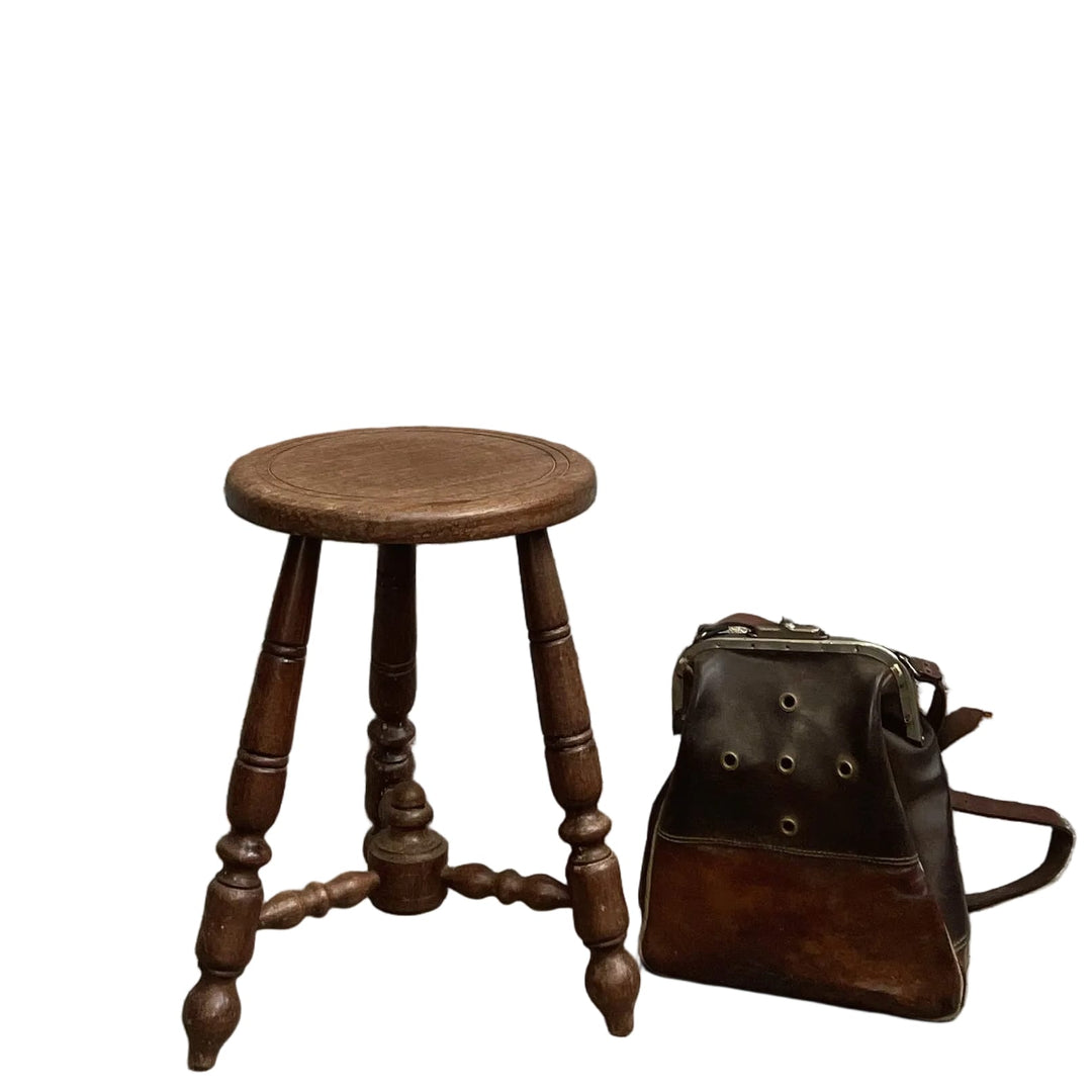 Water Tiger Furniture French 19th Century Tripod Stool