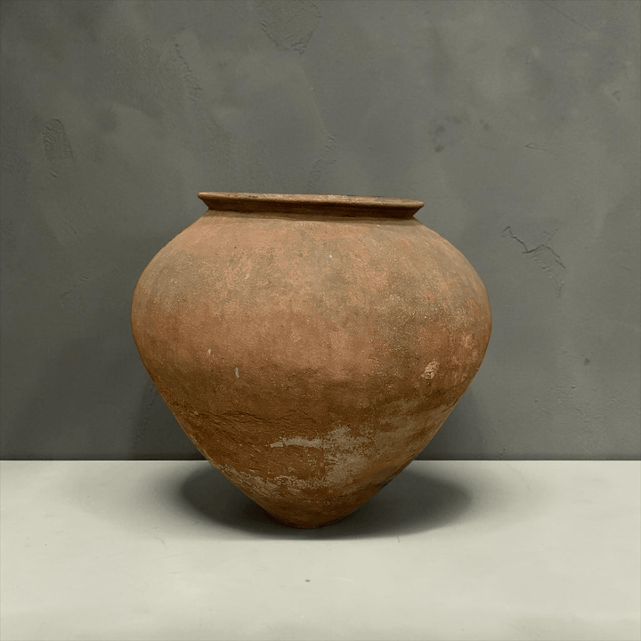Water Tiger pot Grey Vintage Water Pots from Borneo