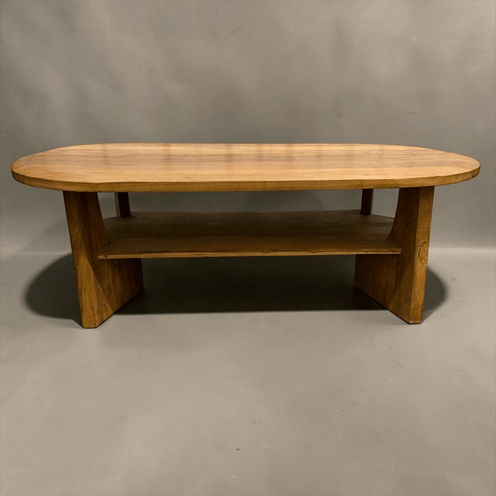 Water Tiger Furniture Teak Coffee Table Curved Ends