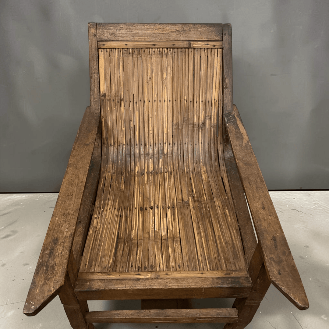 Water Tiger Decor Bamboo and Teak Plantation  Chair