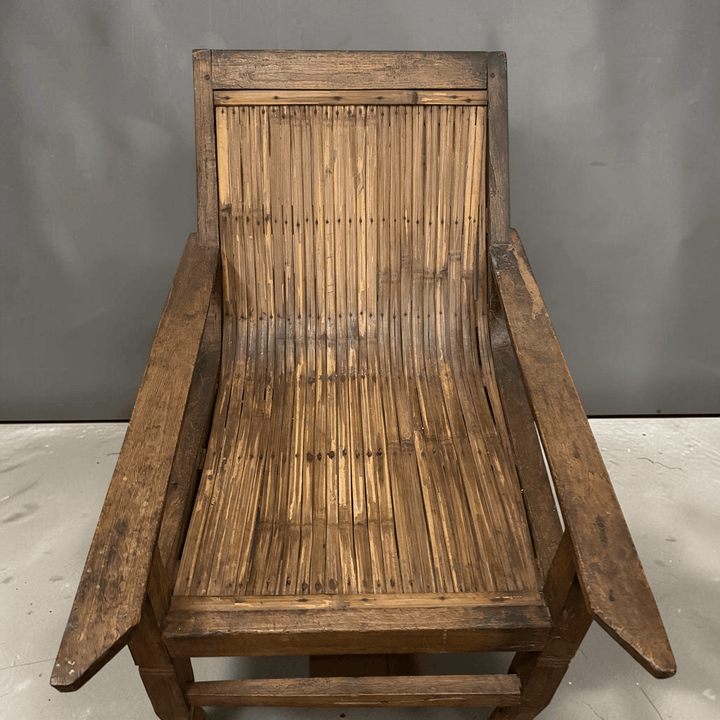 Water Tiger Decor Bamboo and Teak Plantation  Chair