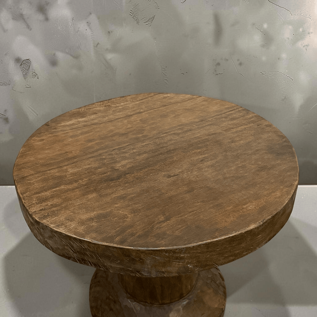 Water Tiger Furniture Organic Teak Round Dining Or Entrance Table