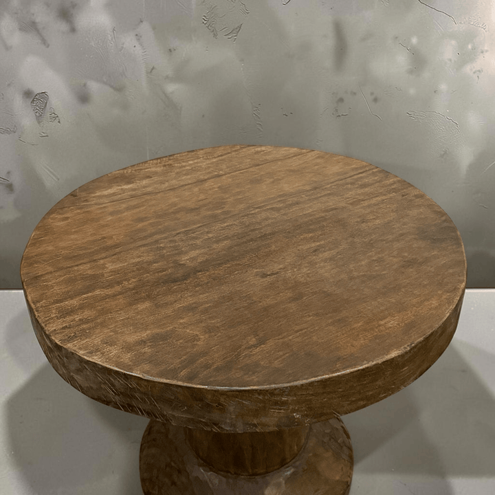 Water Tiger Furniture Organic Teak Round Dining Or Entrance Table