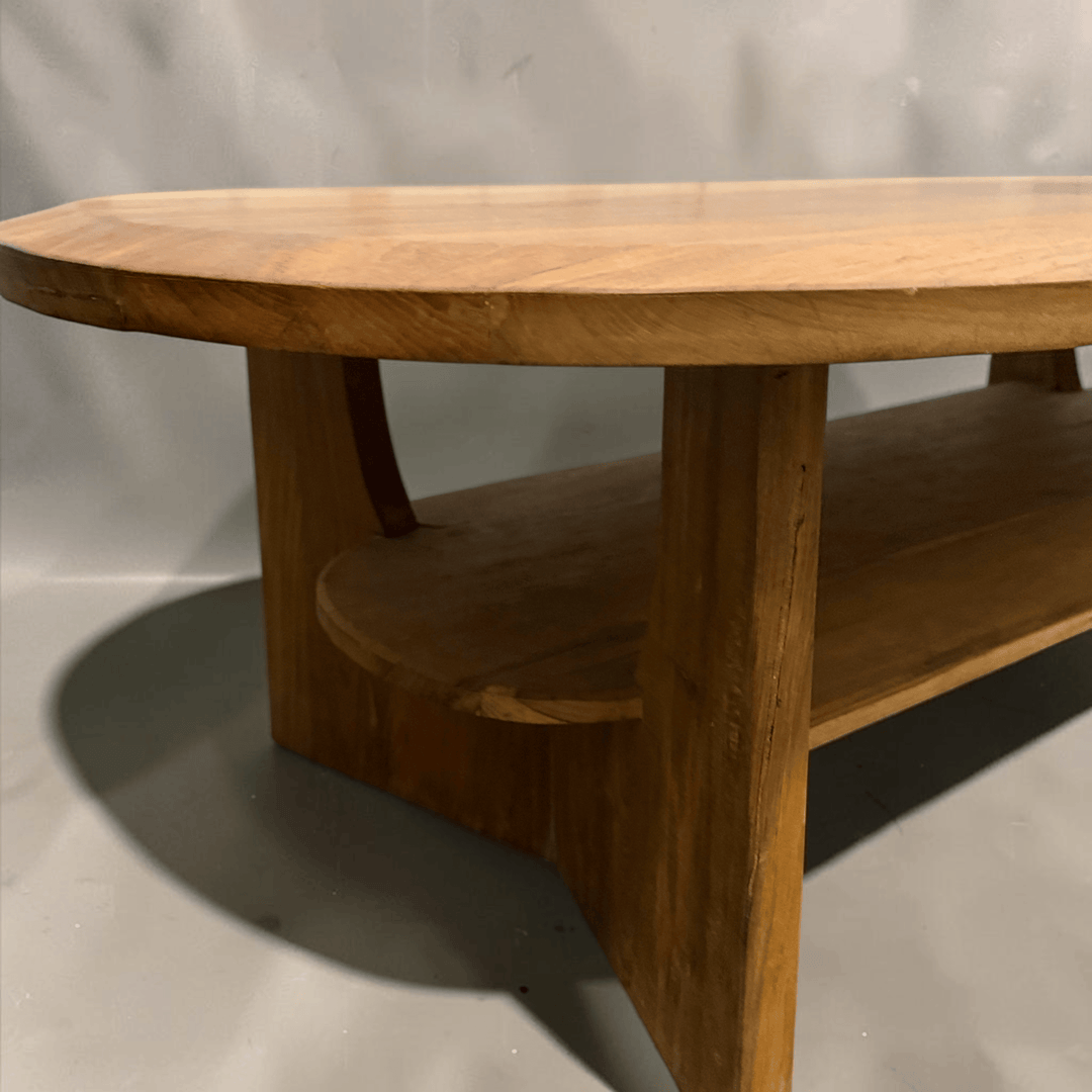 Water Tiger Furniture Teak Coffee Table Curved Ends