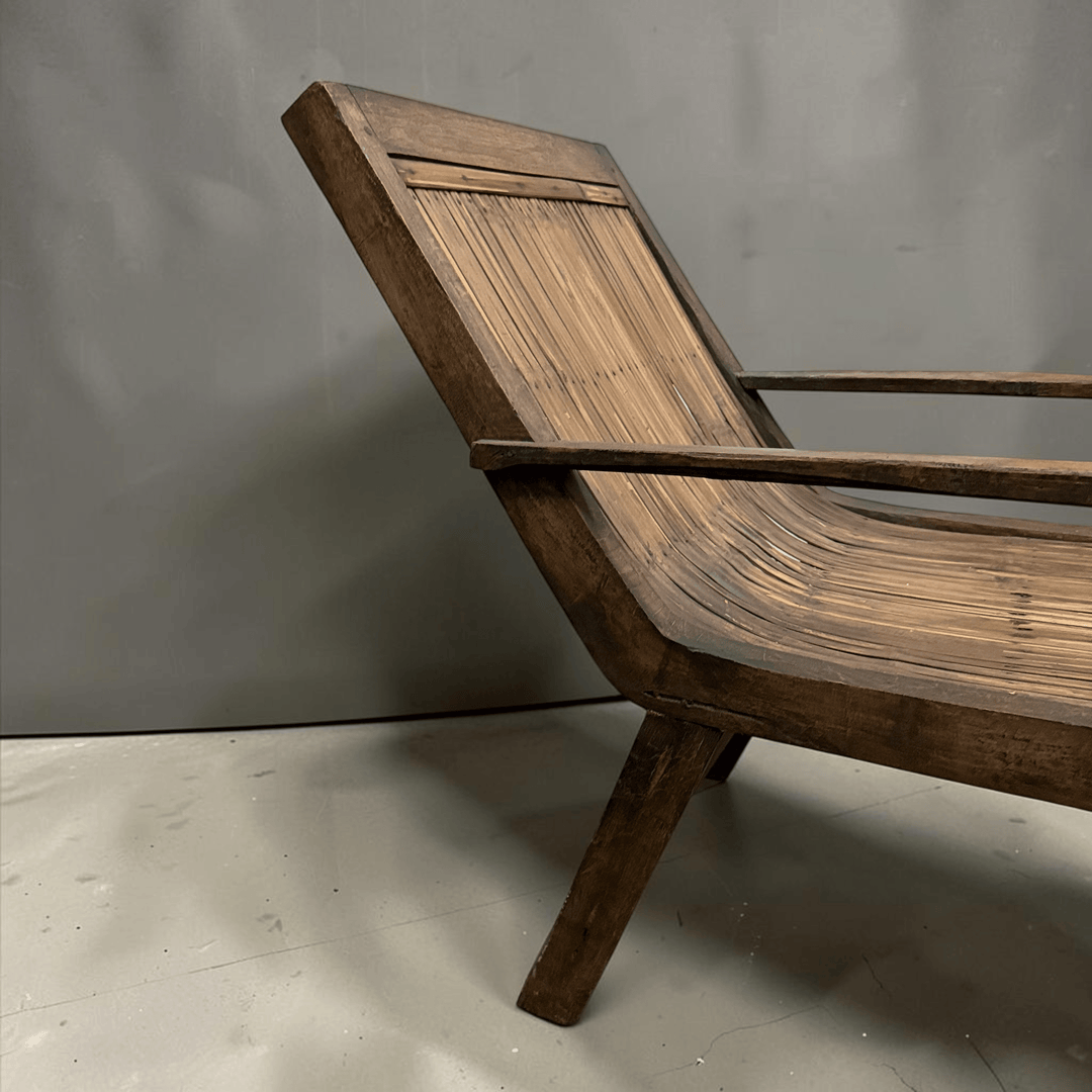 Water Tiger Decor Bamboo and Teak Plantation  Chair