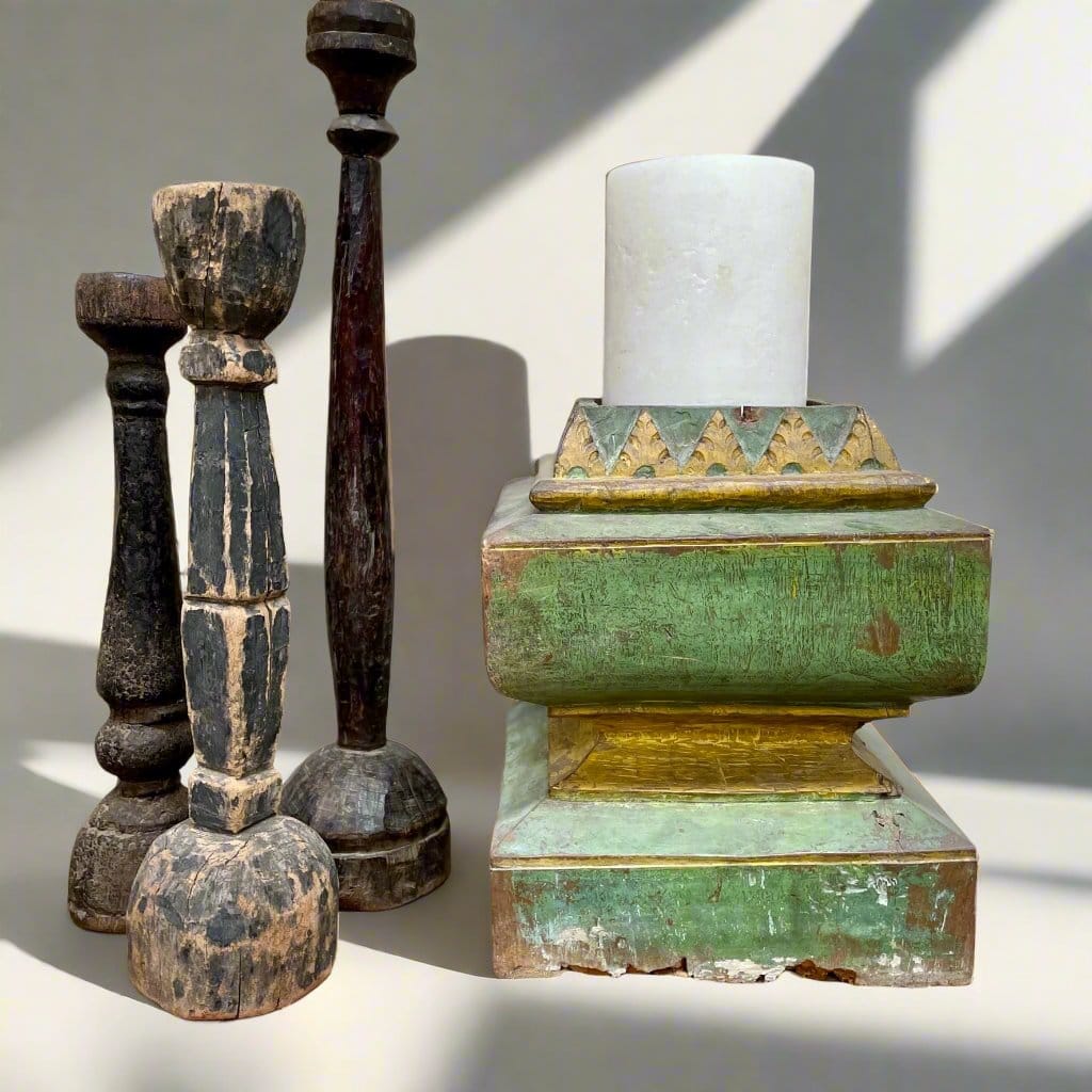 Water Tiger indonesia Traditional column bases from Bali